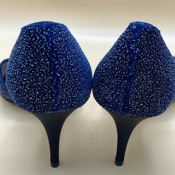 Kate Spade Sparkle Peep Hole Pumps 3" Heel (7B) - Picture 4 of 7